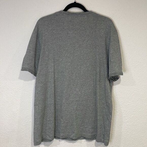 Original Penguin men’s grey T-shirt with raised front logo | size XL - Picture 6 of 6